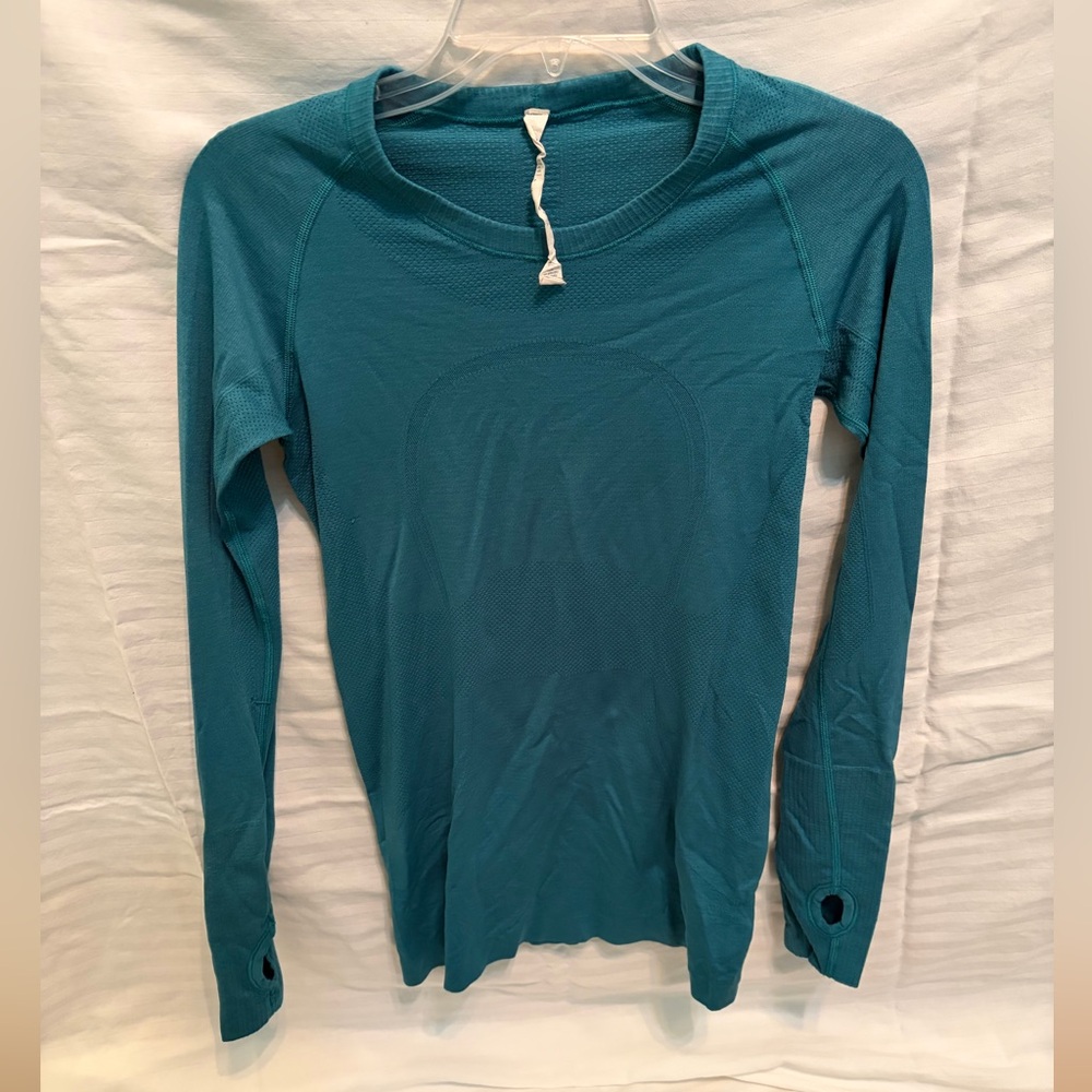 Lululemon Teal Swiftly Long Sleeve